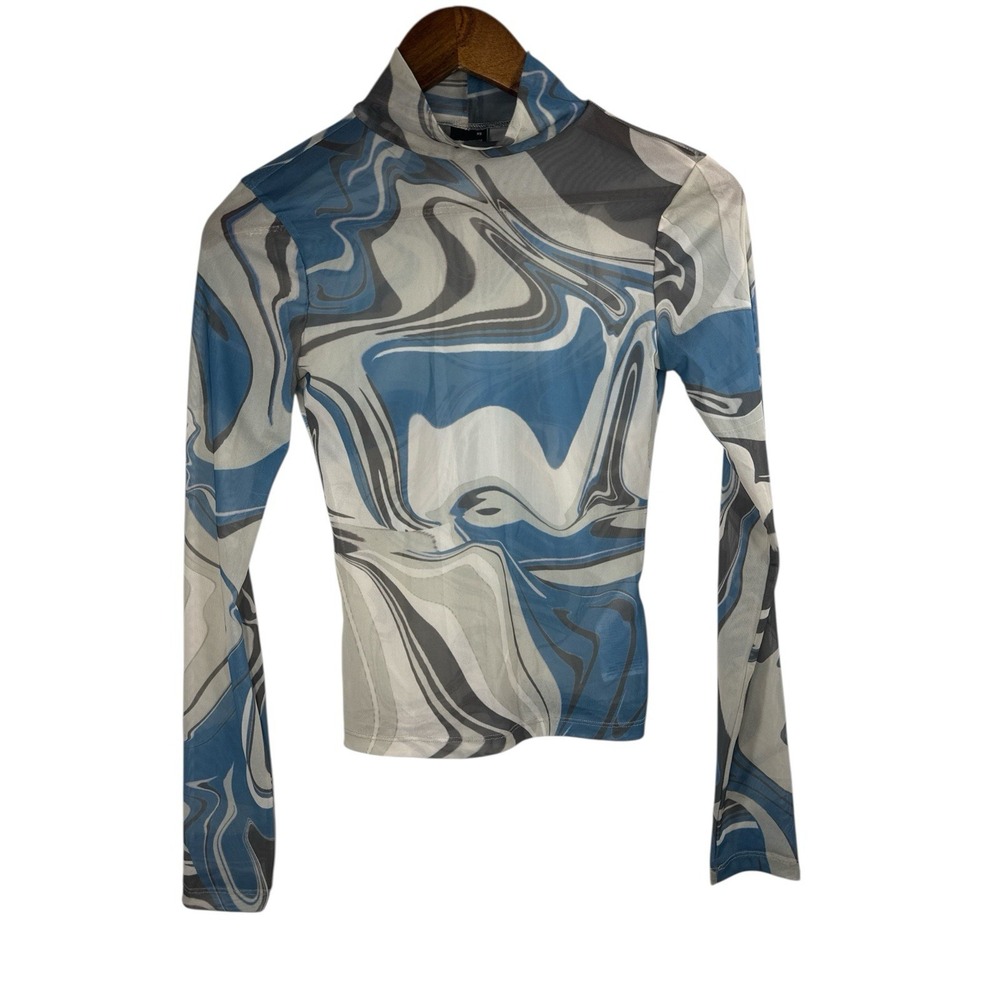 ginatricot sheer multi color ‎ Women Size XS